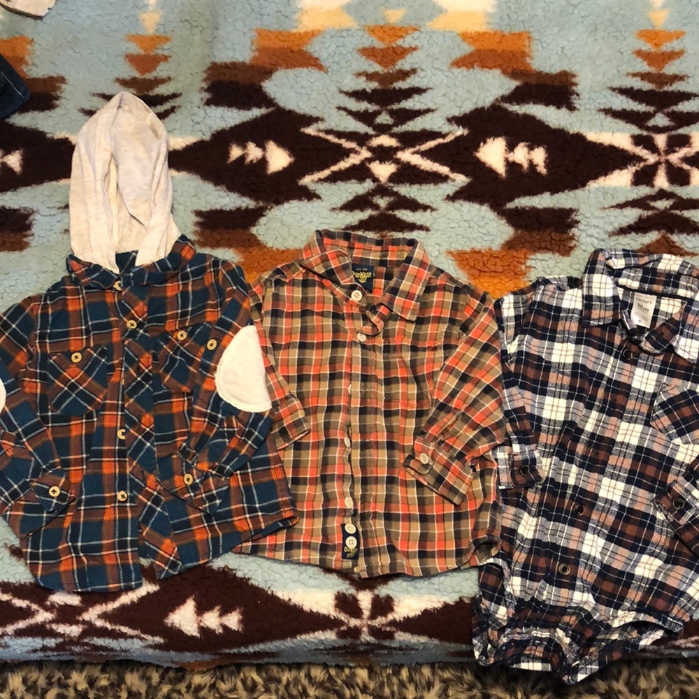 Plaid shirt bundle